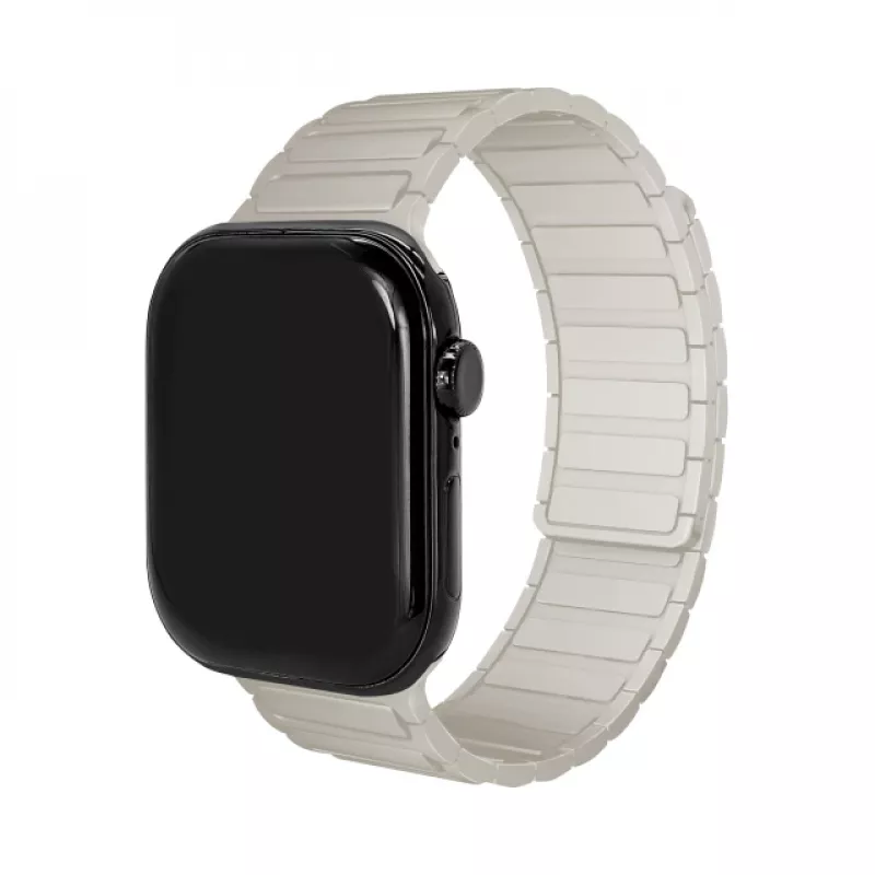 Correa de silicona Mobilize - magnética - para Apple 38/40/41 mm - Starlight