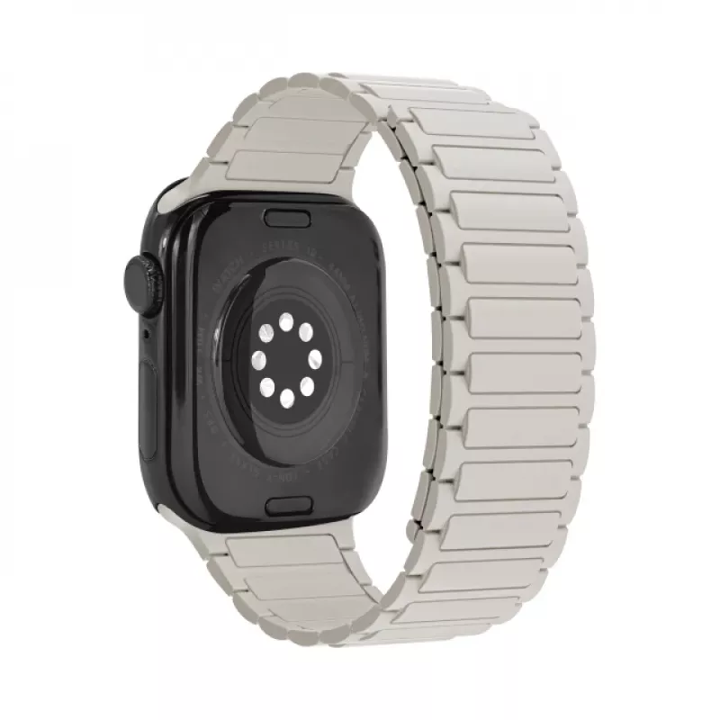 Correa de silicona Mobilize - magnética - para Apple 38/40/41 mm - Starlight