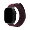 Correa de nailon para reloj Mobilize - Alpine - conector de titanio - para Apple 38/40/41mm - Bordeaux