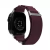 Correa de nailon para reloj Mobilize - Alpine - conector de titanio - para Apple 38/40/41mm - Bordeaux