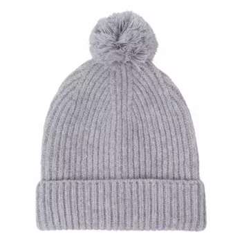 Gorro para bebé Lodger 100% lana merino Drizzle gris 6-12 meses