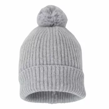 Gorro para bebé Lodger 100% lana merino Drizzle gris 6-12 meses