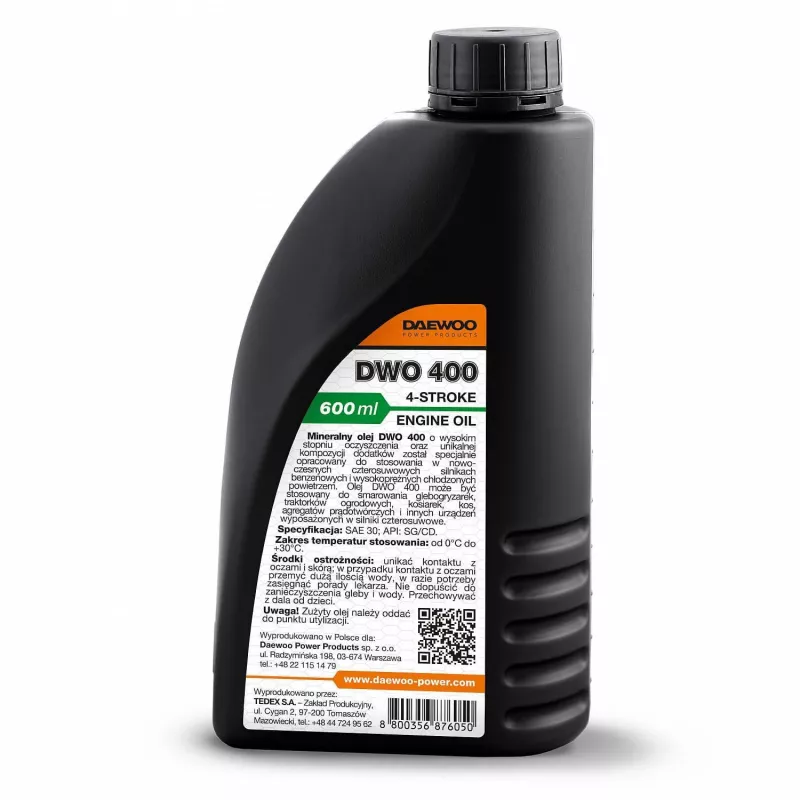 DAEWOO POWER PRODUCTS aceite para generador SAE 10W-30 DWO 400 API SG/CD 1L