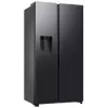 Samsung RS80F64KEFEO Frigorífico combi americano, 615L, Total No Frost, dispensador de agua y hielo con toma de agua, acabado acero inoxidable