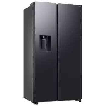 Samsung RS80F64KEFEO Frigorífico combi americano, 615L, Total No Frost, dispensador de agua y hielo con toma de agua, acabado acero inoxidable