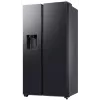 Samsung RS80F64KEFEO Frigorífico combi americano, 615L, Total No Frost, dispensador de agua y hielo con toma de agua, acabado acero inoxidable