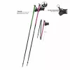 Komperdell FXP Carbon 125 cm bastones de running