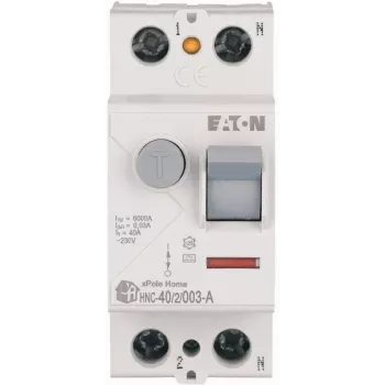 EATON HNC-40/2/003-A 40A 2P 30mA tipo A RCCB 6kA interruptor diferencial