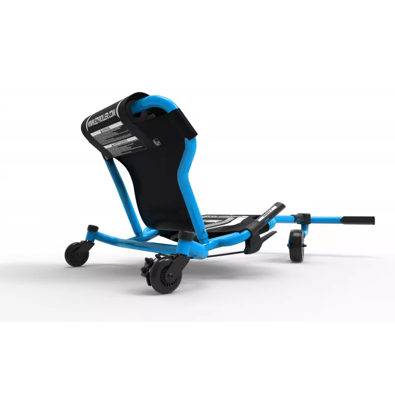 Go-kart de propulsión por pies EzyRoller Spinner Pro X con giro 360°, Azul, 10+ años