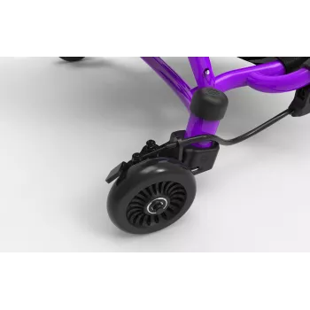 Go-kart de derrape de propulsión por pies EzyRoller Drifter X para niños de 4-14 años Lila