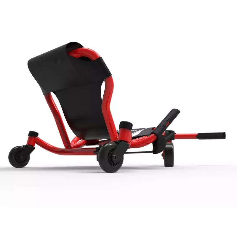 Go-kart montable EzyRoller Spinner X - propulsión por piernas con giro 360° - Rojo