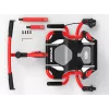 Go-kart montable EzyRoller Spinner X - propulsión por piernas con giro 360° - Rojo