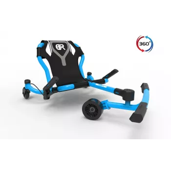 Juguete montable de derrape con giro 360° EzyRoller Spinner X Azul para niños de 4-12 años