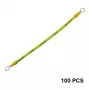 Cable de tierra HISMART con conectores para paneles solares, cobre, 4 mm², 20 cm, 100 uds.