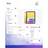 Apple iPad 10.9 11.ª generación (2025) 128GB WiFi - Amarillo