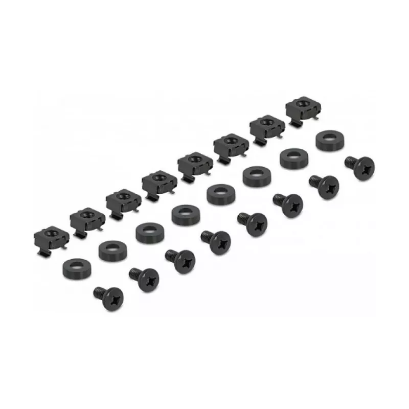DELOCK Set de raíles de soporte de 19