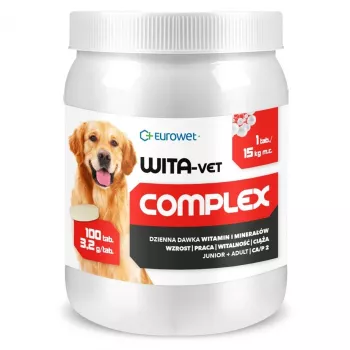 EUROWET Wita-Vet Complex 3,2g Complemento alimenticio para perros - 100 comprimidos