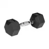 REBEL ACTIVE Mancuernas de hierro fundido con recubrimiento de goma 2x5 kg