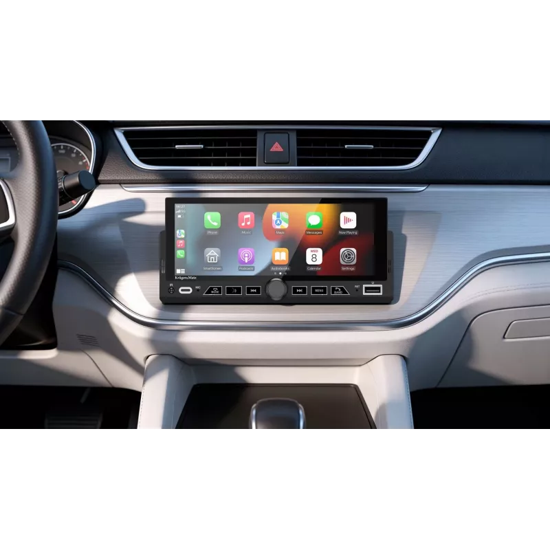 KRUGER & MATZ KM2017 Radio para coche 1DIN con Apple CarPlay y Android Auto