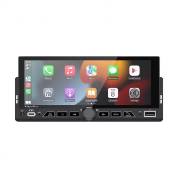 KRUGER & MATZ KM2017 Radio para coche 1DIN con Apple CarPlay y Android Auto