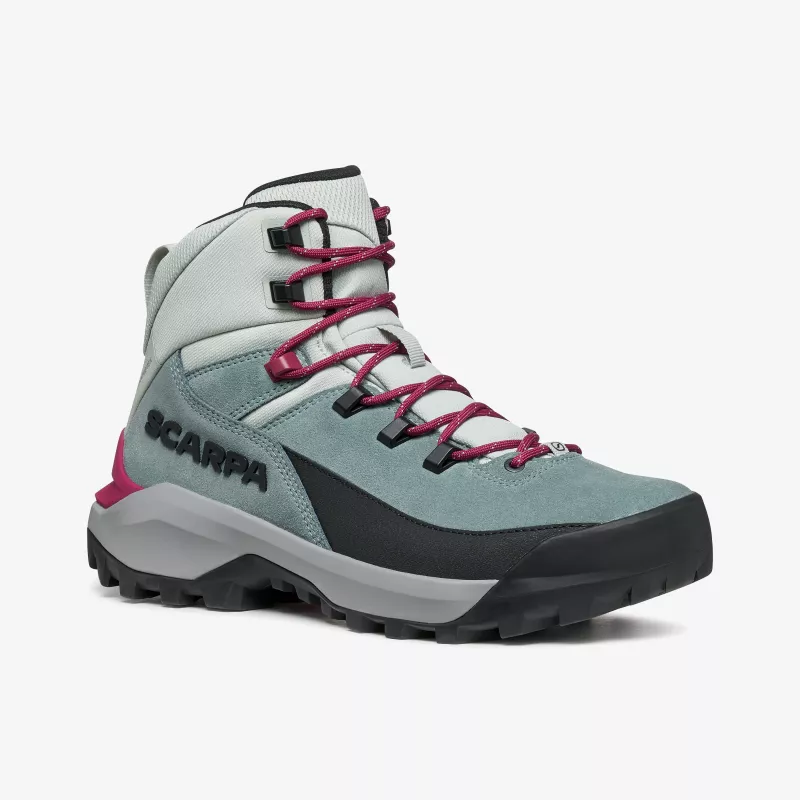 Scarpa Mustang TRK GTX Botas de mujer, Verde conífera/Frambuesa, talla 39
