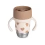 Beaba BigLove Vaso de entrenamiento de acero inoxidable 360° 250 ml Rosa