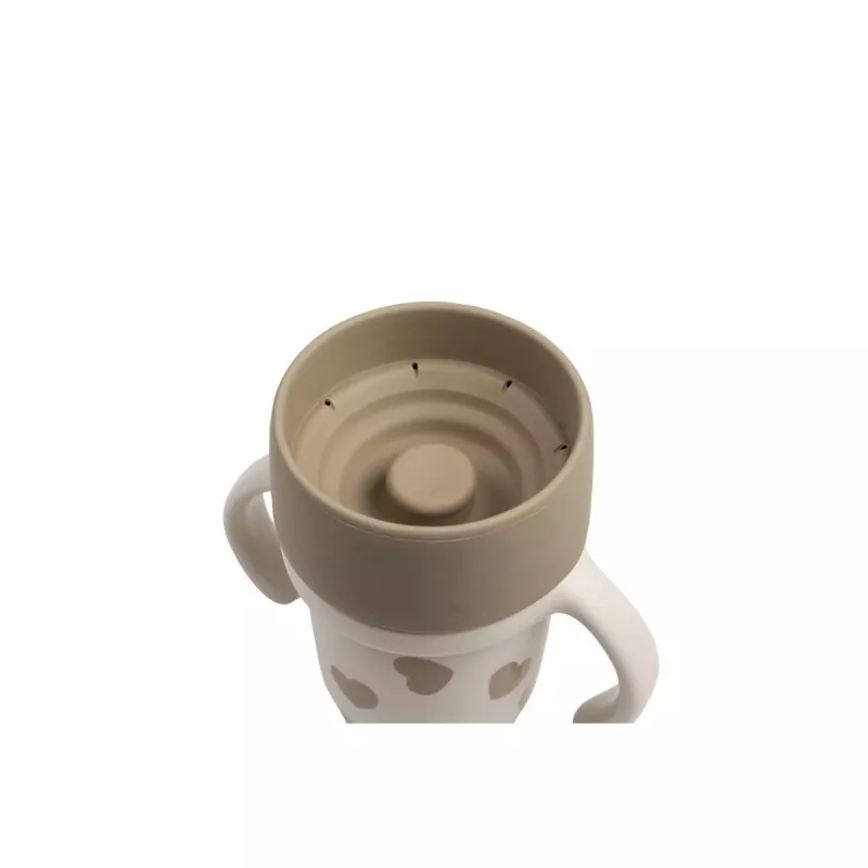 Beaba BigLove Vaso de entrenamiento de acero inoxidable 360° 250 ml Rosa