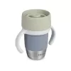Beaba Vaso de entrenamiento de acero inoxidable 360° Pebble Grey