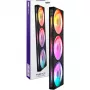 NZXT F420 RGB Refrigeración líquida todo en uno, radiador 420mm, 3 ventiladores de 140mm, Negro