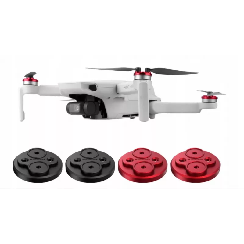 Cubiertas protectoras de motor SUNNYLIFE para DJI Mavic Mini 2 / Mini SE (pack de 4) - negro