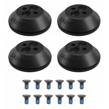4x cubiertas protectoras de motor SUNNYLIFE para dron DJI Avata 2 - silicona antipolvo antirrayaduras anticolisión - negro