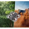 4x cubiertas protectoras de motor SUNNYLIFE para dron DJI Avata 2 - silicona antipolvo antirrayaduras anticolisión - negro