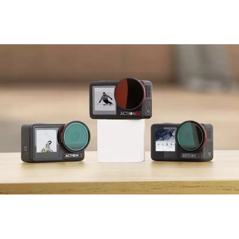 Filtro híbrido 2 en 1 polarizador PL ND16 SUNNYLIFE para DJI Osmo Action 5 Pro / 5 Pro / 4 / 3 FI903-16p