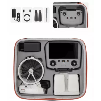 Maletín rígido XL SUNNYLIFE para dron DJI Flip y mando - naranja