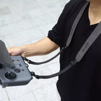 Correa de cuello/hombro con soporte lanyard SUNNYLIFE para mando DJI RC Pro 2 - negro