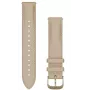 Correa de cuero Garmin Quick Release 18mm Light Sand con cierre Cream Gold 010-12932-60