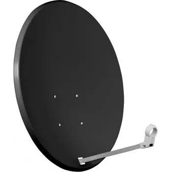 Antena parabólica offset CORAB COR-800SAE-C 80 cm, antracita