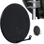 Antena parabólica offset CORAB COR-800SAE-C 80 cm, antracita