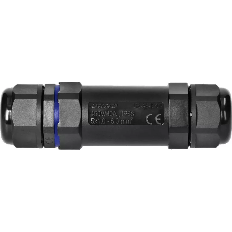 ORNO Conector de cable recto M25 IP68 5x6mm² 450V/30A OR-AE-13604