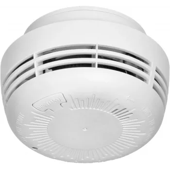 ORNO OR-DC-634 Detector de humo fotoeléctrico con pila de 9V, alarma de 85 dB, EN 14604