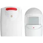 ORNO OR-MA-717 Timbre inalámbrico con sensor de movimiento PIR, 433 MHz, alcance de 80 m, 32 melodías, sensor IP44, blanco