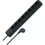Brennenstuhl Eco-Line Regleta de enchufes 8 tomas Negra H05 - Regleta de enchufes