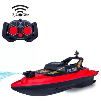 JAMARA Fire Speed Lancha de bomberos RC 2,4 GHz con función de chorro de agua