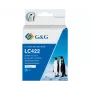 G&G Cartucho de tinta compatible para Brother LC422C cian (550 páginas)