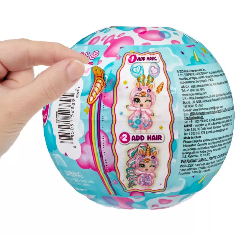 L.O.L. Surprise Unicorn Tots Muñeca Make-Your-Own Unicorn, 1 unidad