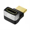 LogiLink AH0007A Adaptador HDMI, acodado 270°, conector macho HDMI tipo A a conector hembra, 8K/60Hz, 48Gbit/s, HDMI 2.1, negro