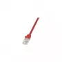LogiLink CP1024U cable de red CAT 5e U/UTP, 0,5 m, rojo, RJ45, snagless