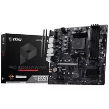 MSI PRO B550M-P WiFi6E Placa base (B550, AM4, mATX, AMD)