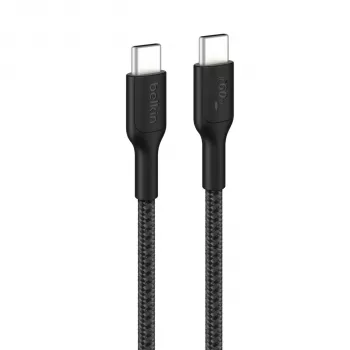 Belkin BOOST↑CHARGE cable USB-C a USB-C trenzado 60W 2m negro