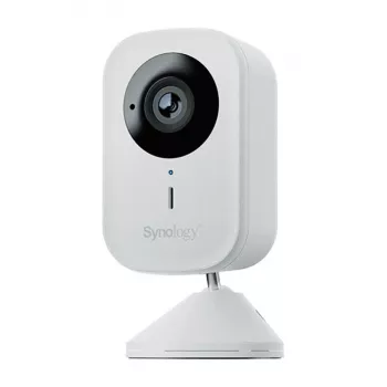 Synology CC410W Cámara cúbica Wi-Fi 4MP con IA y vista panorámica 360°, audio bidireccional, IP67, PoE